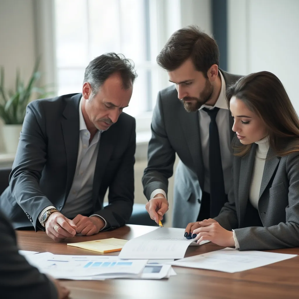 Sesión de trabajo con cliente corporativo
